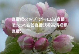 直播吧cctv5广州与山东(直播吧cctv5在线直播观看高清视频直播)